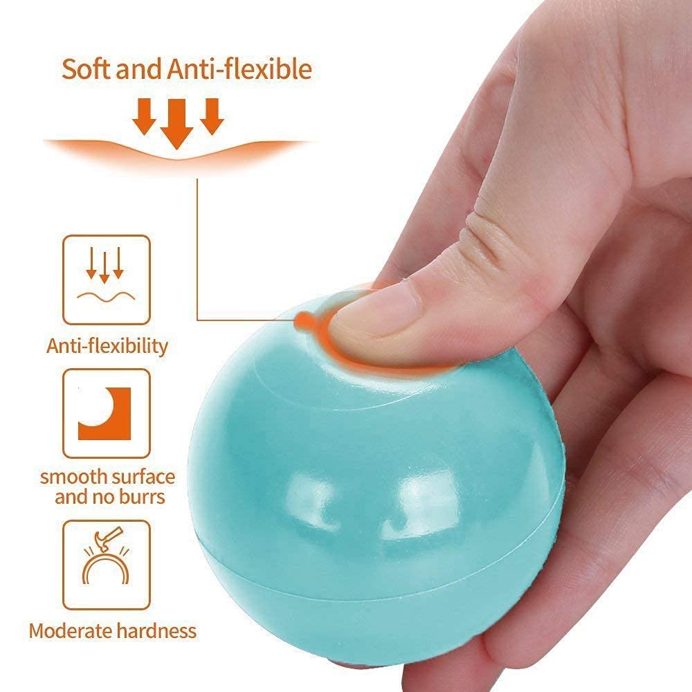 Wonder Space Soft Pit Balls, Chemical-Free Crush Proof Plastic Ocean Ball, BPA Free with No Smell, Safe for Toddler Ball Pit/Kiddie Pool/Indoor Baby Playpen - Image 3