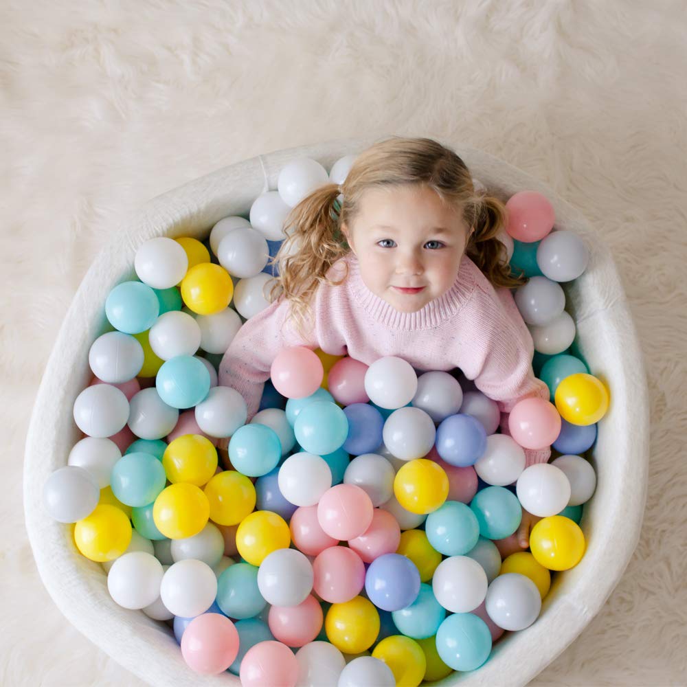 Wonder Space Soft Pit Balls, Chemical-Free Crush Proof Plastic Ocean Ball, BPA Free with No Smell, Safe for Toddler Ball Pit/Kiddie Pool/Indoor Baby Playpen - Image 6