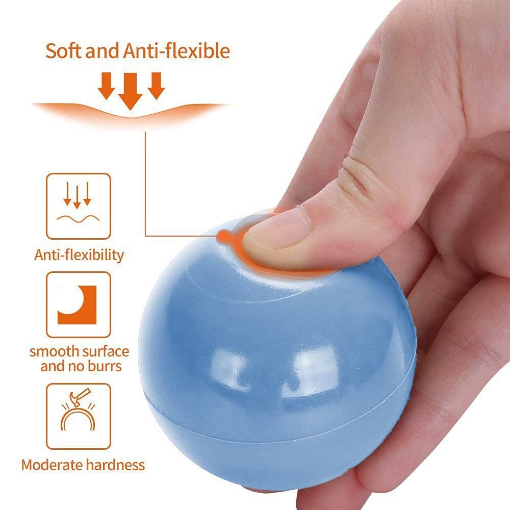 Wonder Space Soft Pit Balls, Chemical-Free Crush Proof Plastic Ocean Ball, BPA Free with No Smell, Safe for Toddler Ball Pit/Kiddie Pool/Indoor Baby Playpen - Image 3