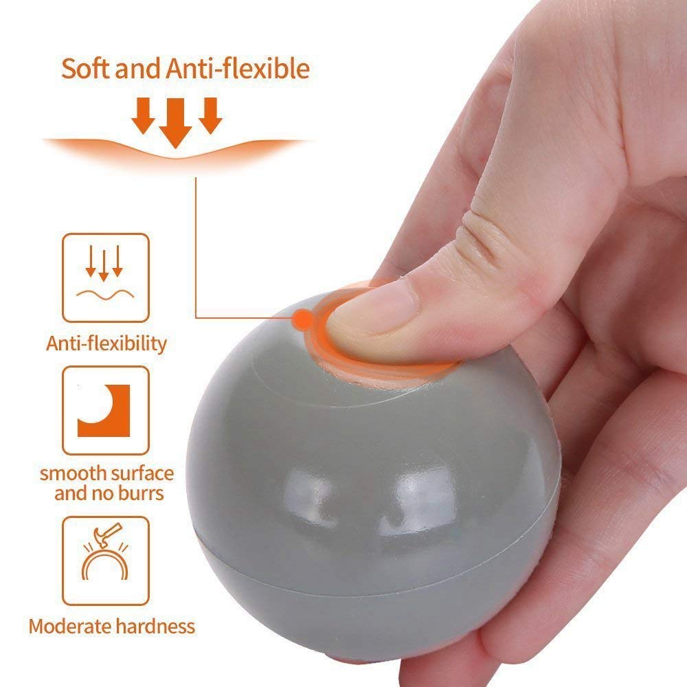 Wonder Space Soft Pit Balls, Chemical-Free Crush Proof Plastic Ocean Ball, BPA Free with No Smell, Safe for Toddler Ball Pit/Kiddie Pool/Indoor Baby Playpen - Image 4