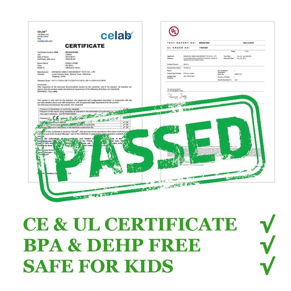 Wonder Space Soft Pit Balls, Chemical-Free Crush Proof Plastic Ocean Ball, BPA Free with No Smell, Safe for Toddler Ball Pit/Kiddie Pool/Indoor Baby Playpen - Image 5